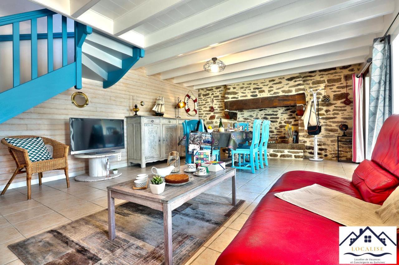 Localise - M3A La Maison Du Pecheur Au Guilvinec - Chambres Vue Mer - A 20M De La Mer Situee A La Pointe De Men Meur - Tout A Pied, Plage, Port, Centre, Commerces, Marche - Wifi Inclus - Linge De Lit Inclus - Jardin Clos - En Option , Menage Et Servi Екстер'єр фото
