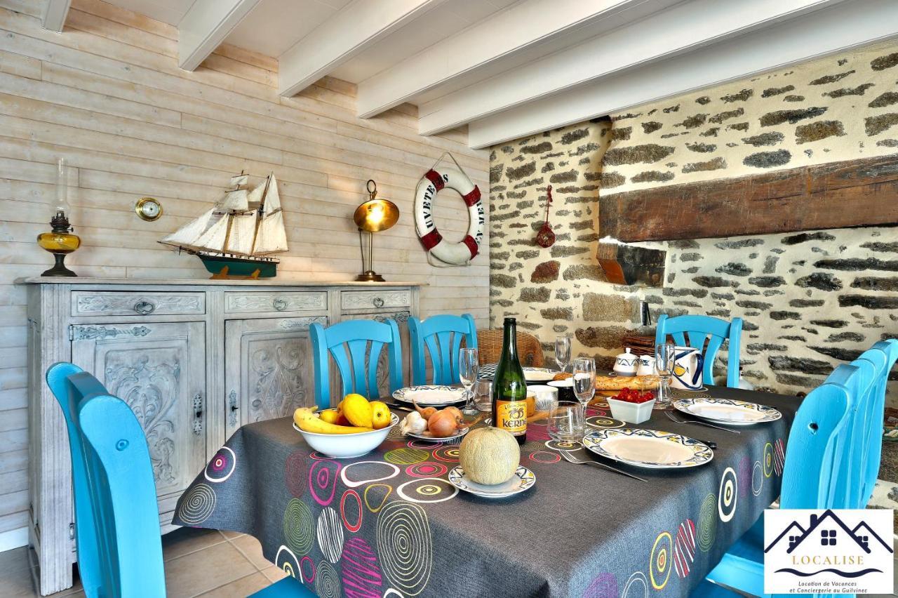 Localise - M3A La Maison Du Pecheur Au Guilvinec - Chambres Vue Mer - A 20M De La Mer Situee A La Pointe De Men Meur - Tout A Pied, Plage, Port, Centre, Commerces, Marche - Wifi Inclus - Linge De Lit Inclus - Jardin Clos - En Option , Menage Et Servi Екстер'єр фото